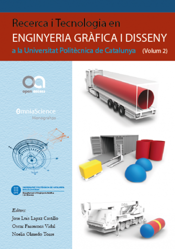 Cubierta para Recerca i Tecnologia en Enginyeria Gràfica i Disseny a la Universitat Politècnica de Catalunya (Volum 2)