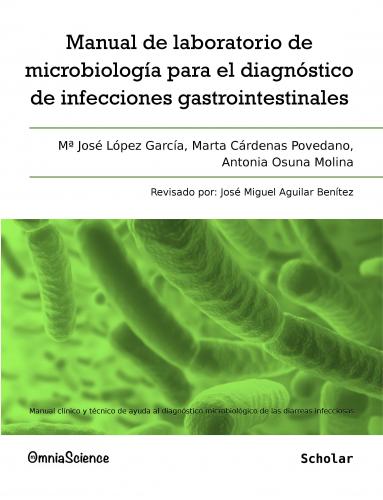 Cubierta para Manual de laboratorio de microbiología para el diagnóstico de infecciones gastrointestinales