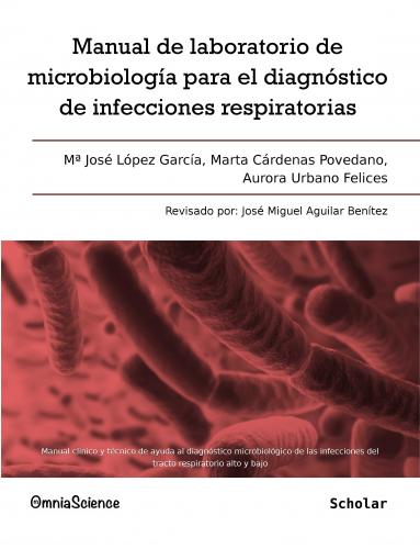 Cubierta para Manual de laboratorio de microbiología para el diagnóstico de infecciones respiratorias