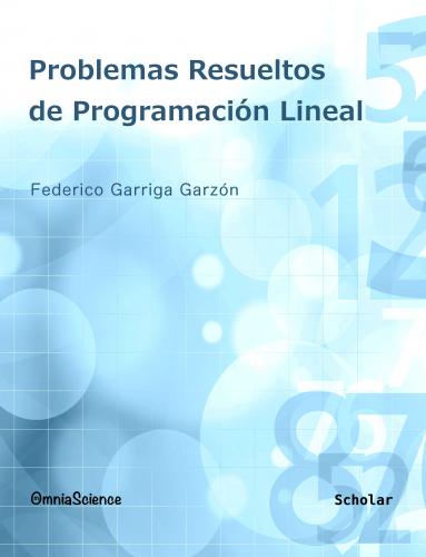 Cubierta para Problemas resueltos de programación lineal